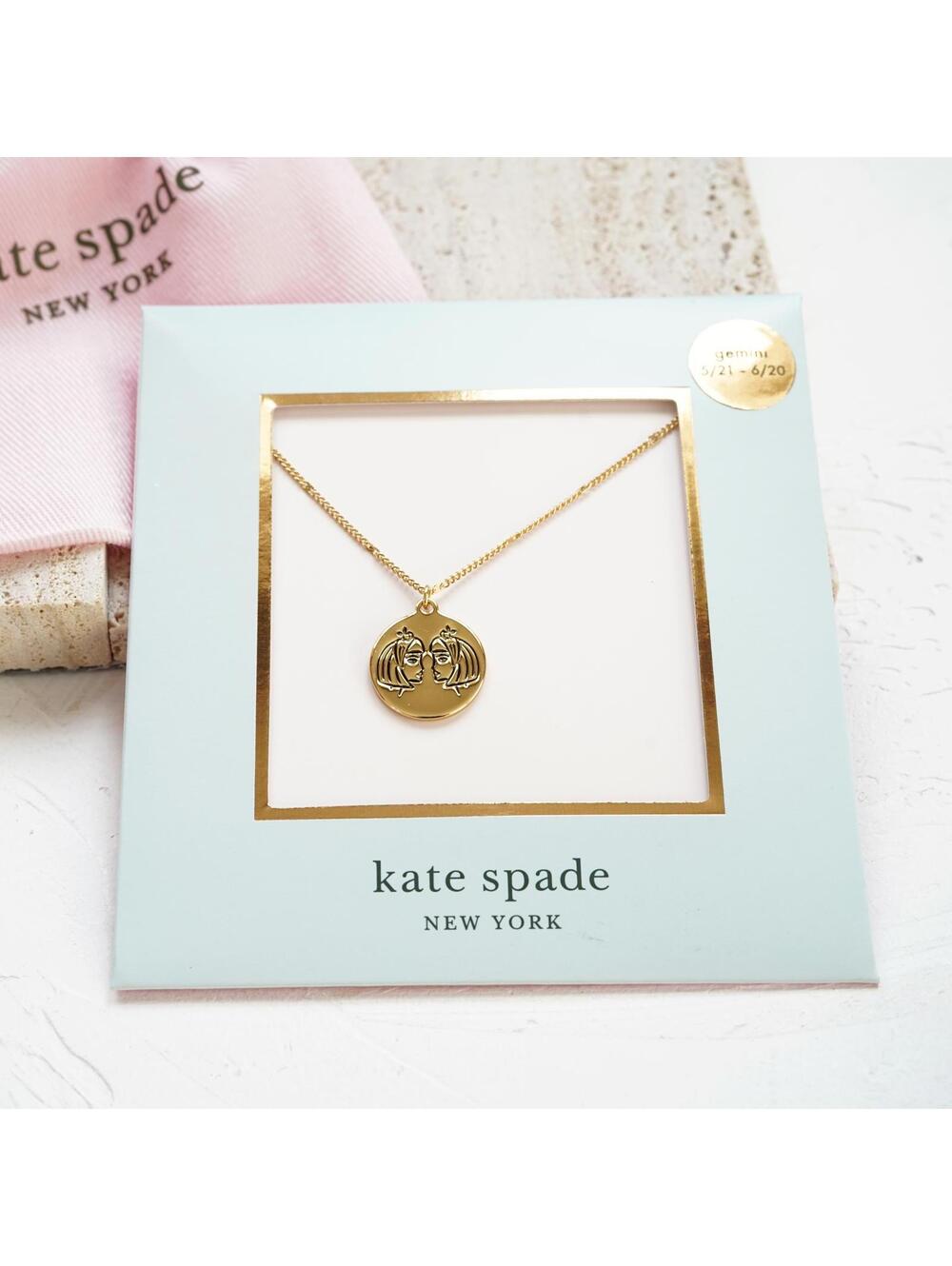 Kate Spade In the Stars Pendant Necklace Gemini